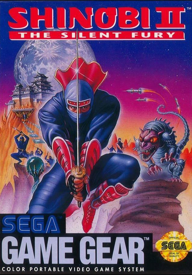 Shinobi II the Silent Fury Sega Game Gear