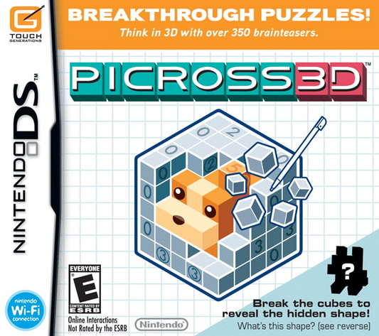 Picross 3D Nintendo DS