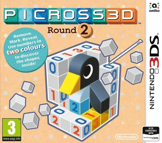 Picross 3D: Round 2 PAL Nintendo 3DS