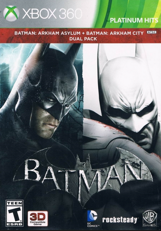 Batman: Arkham Asylum and Batman: Arkham City Dual Pack Xbox 360