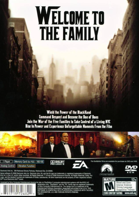 The Godfather Playstation 2