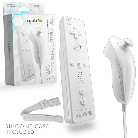 White 3rd Party Wii Controller Bundle Wii