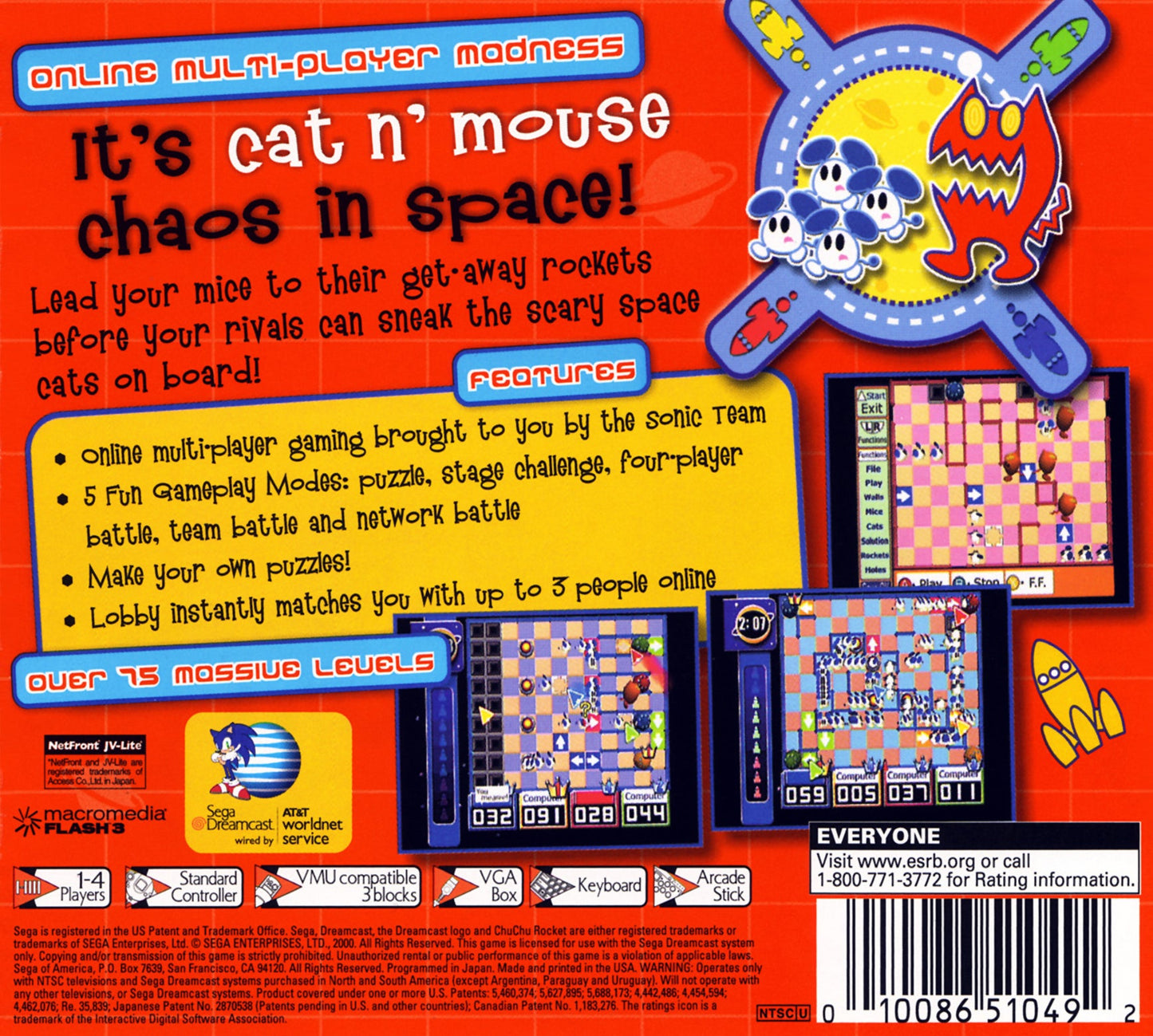 Chu Chu Rocket Sega Dreamcast