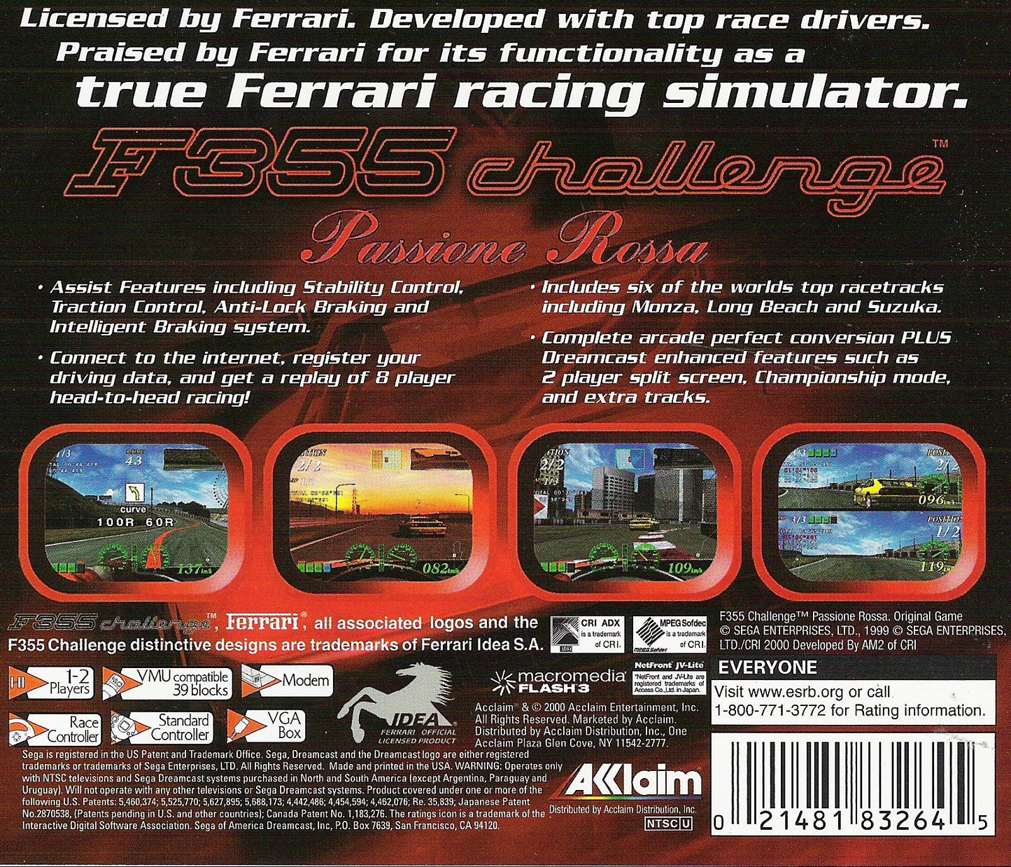 F355 Challenge Sega Dreamcast