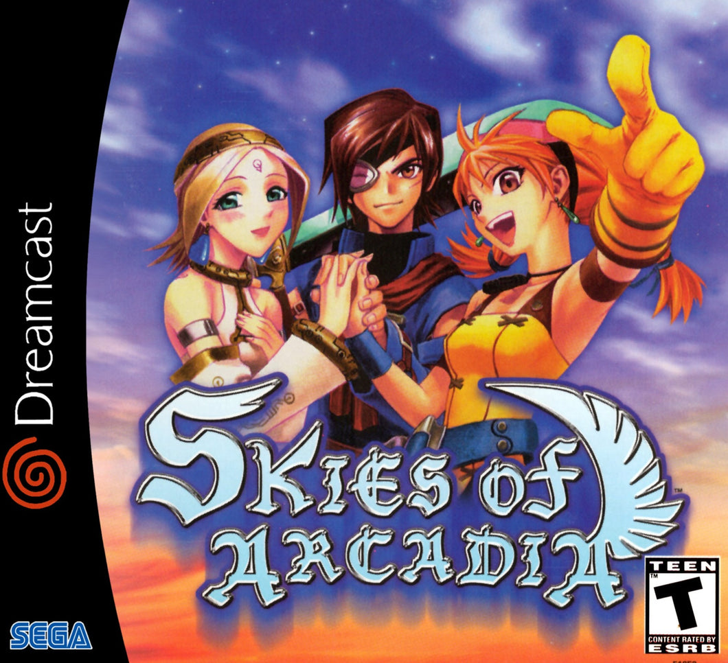 Skies Of Arcadia Sega Dreamcast Complete