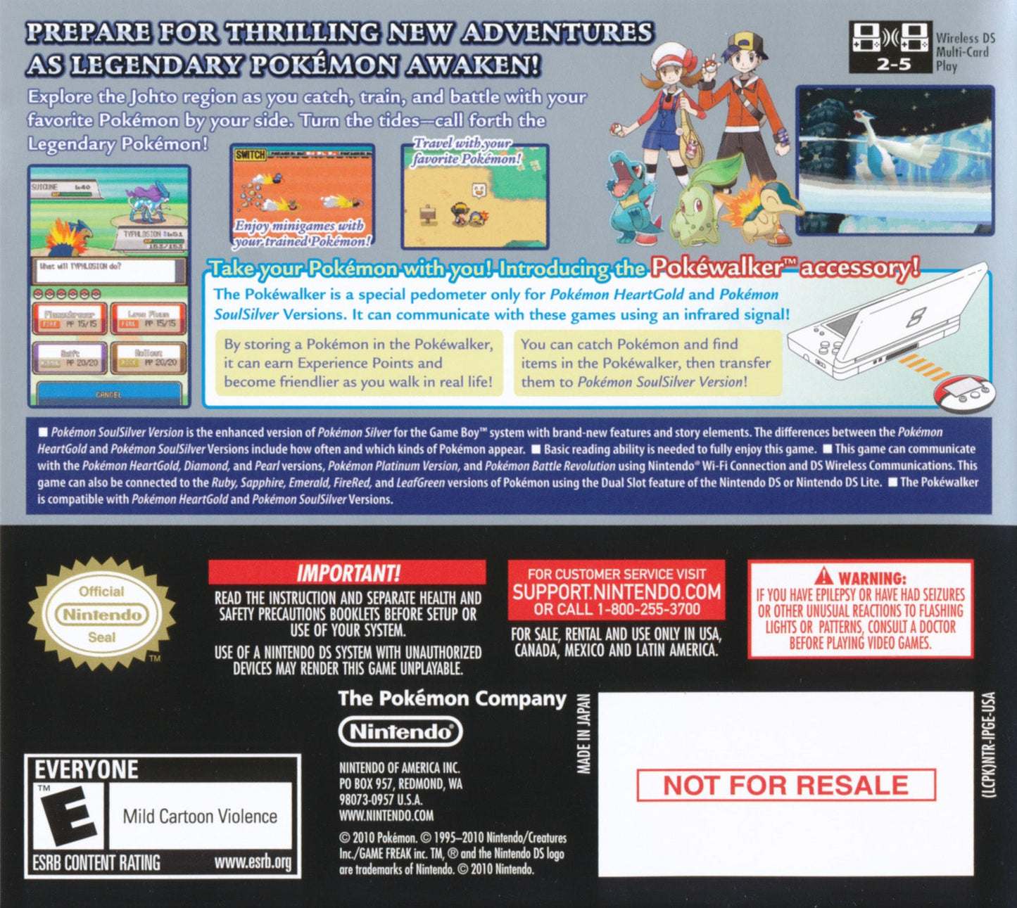 Pokemon SoulSilver Version Nintendo DS