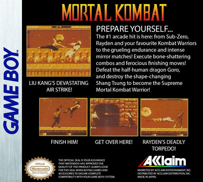 Mortal Kombat II GameBoy