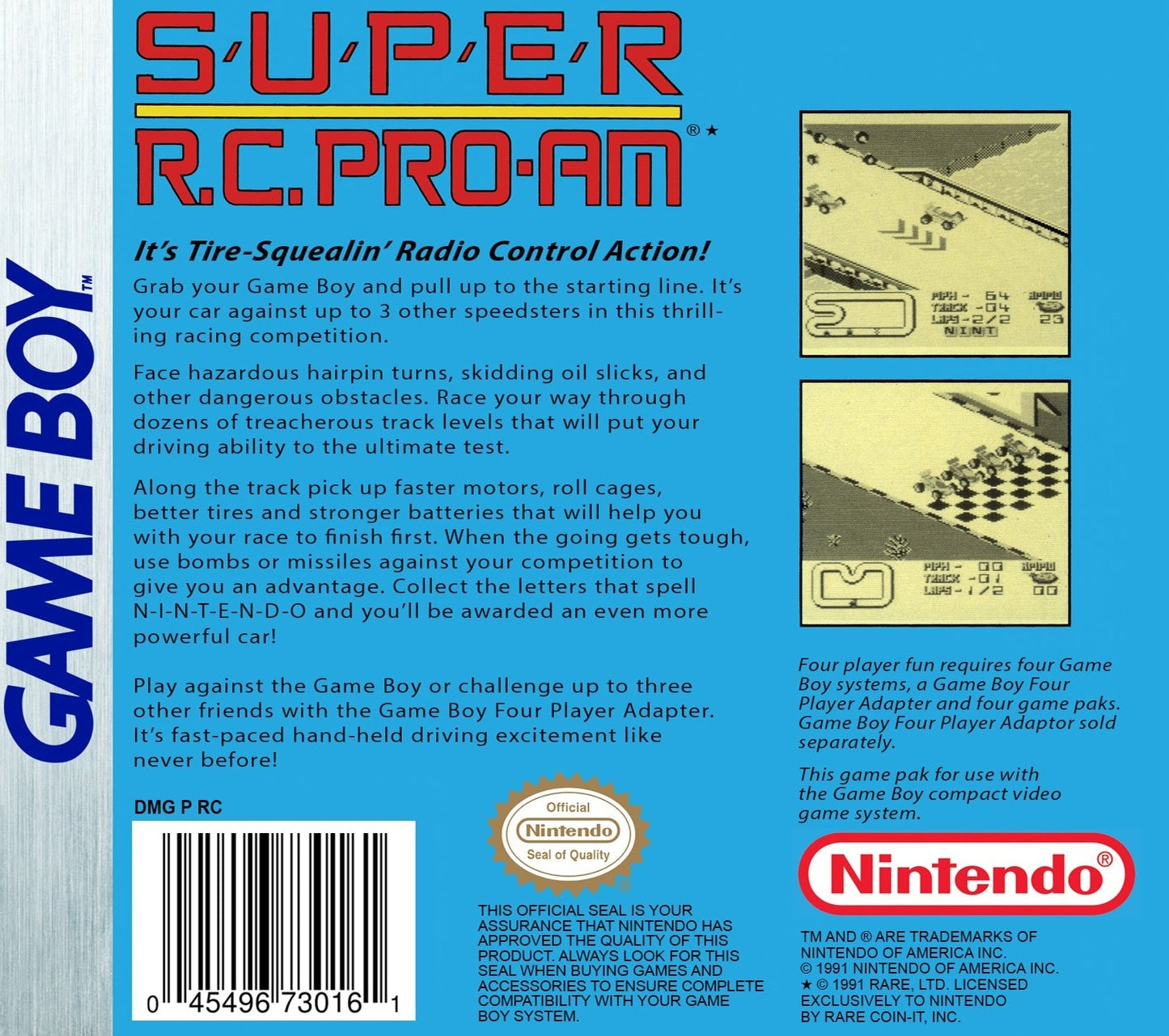 Super R.C. Pro-Am GameBoy