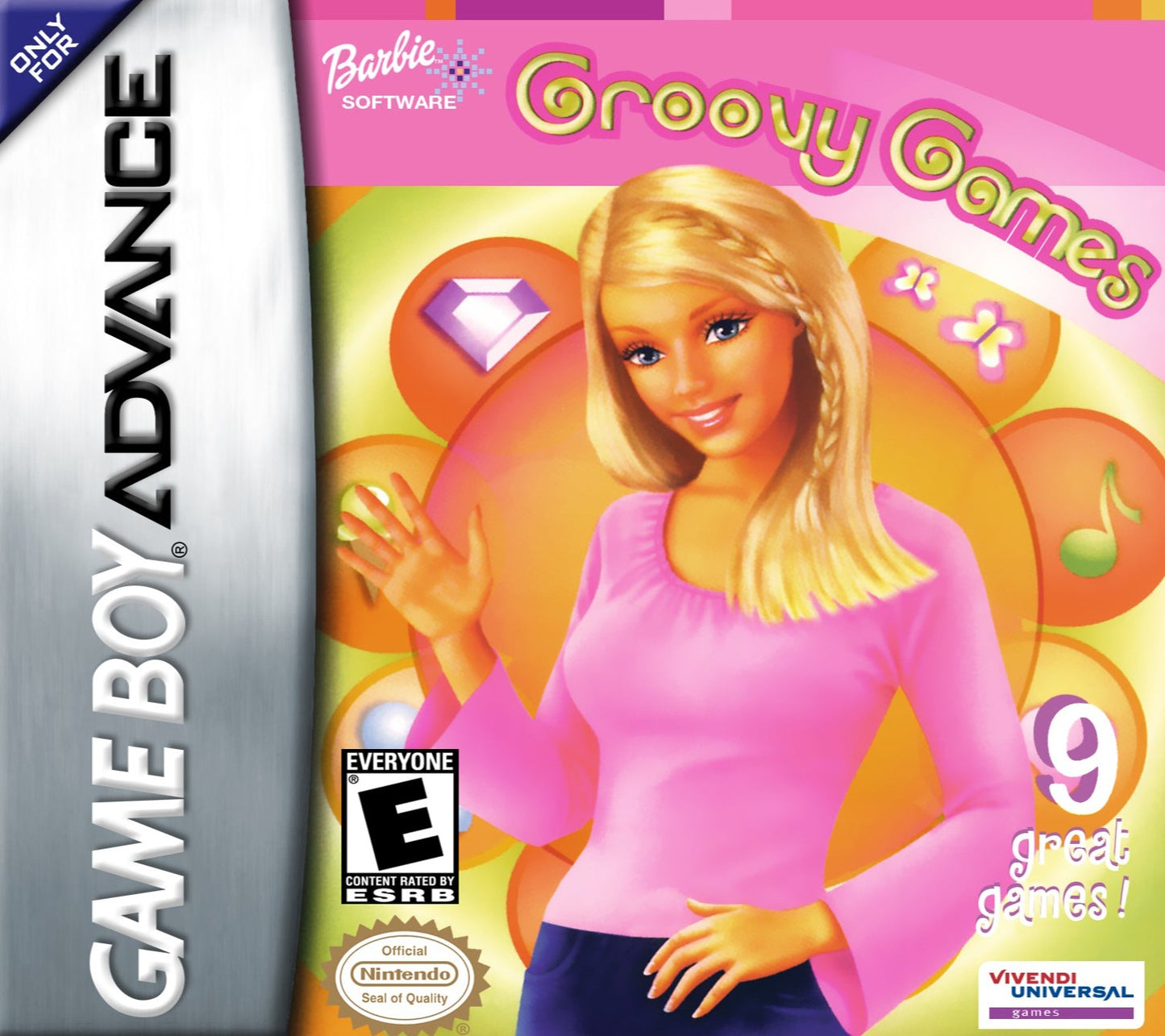 Barbie Groovy Games GameBoy Advance