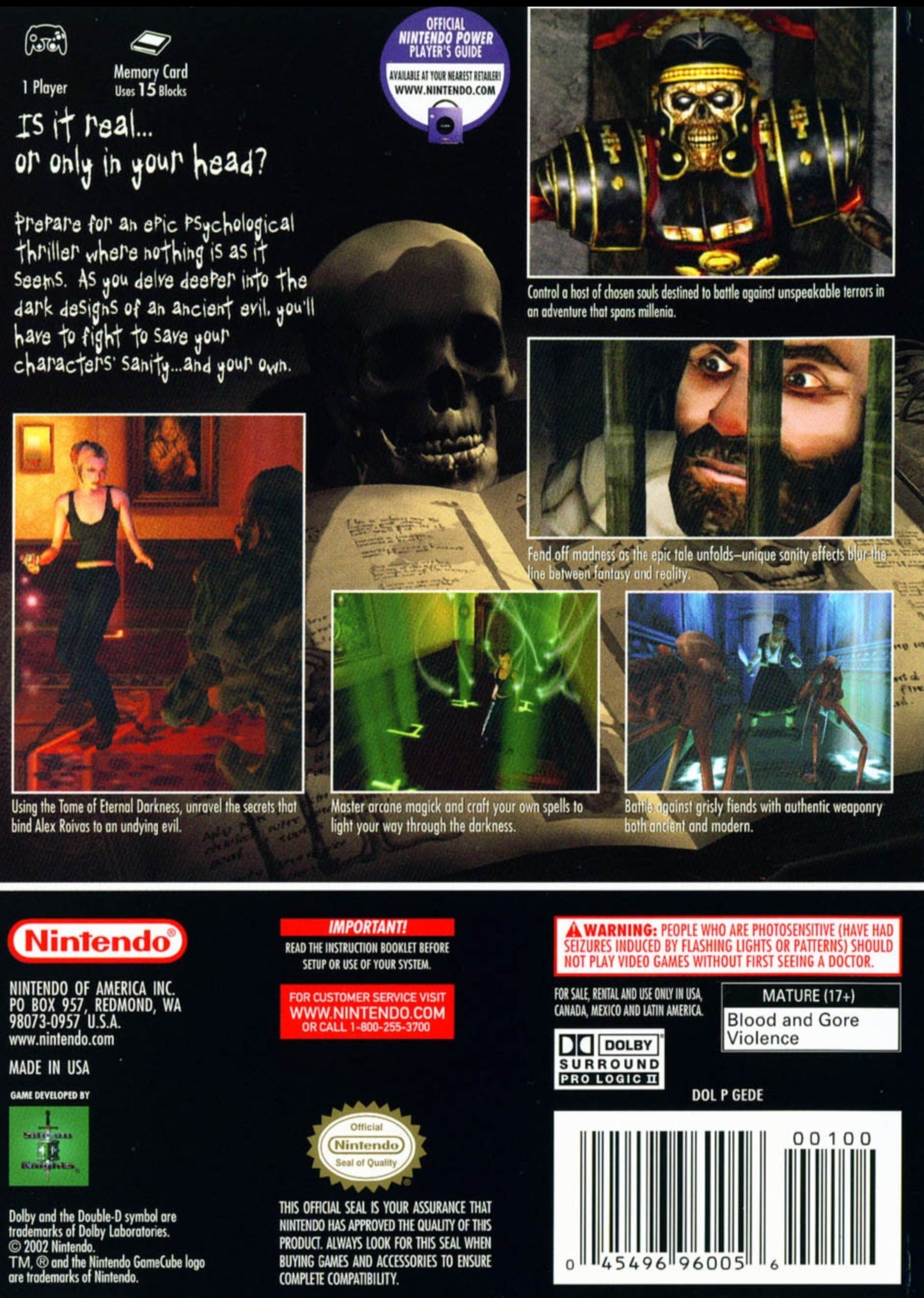 Eternal Darkness Gamecube