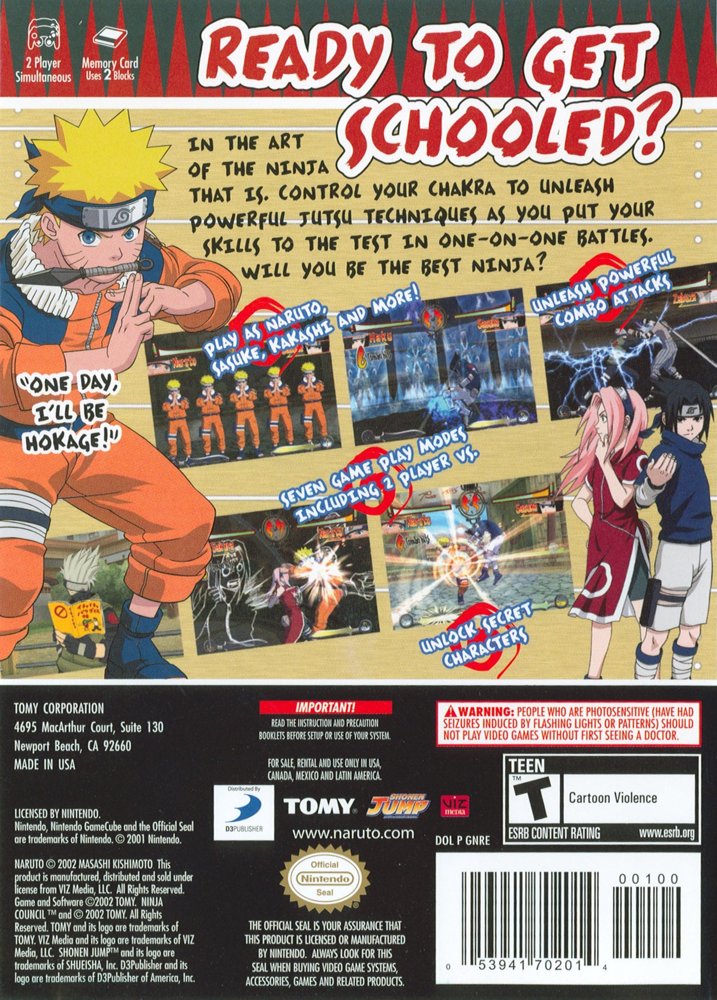 Naruto Clash of Ninja Gamecube