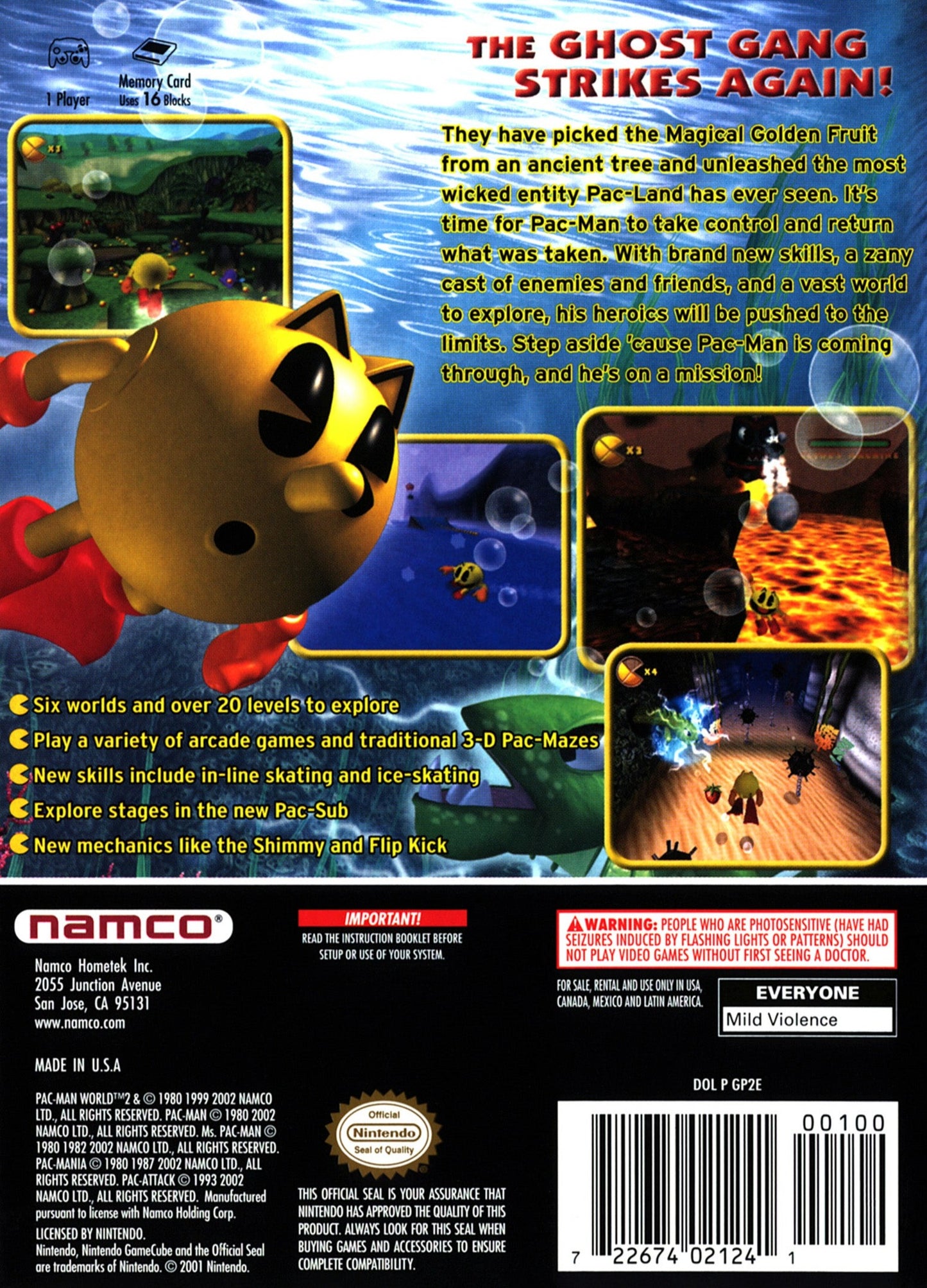 Pac-Man World 2 Gamecube