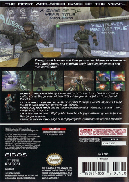 Time Splitters 2 Gamecube