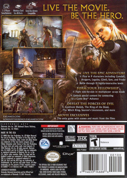 Lord Of The Rings Return Of The King Gamecube