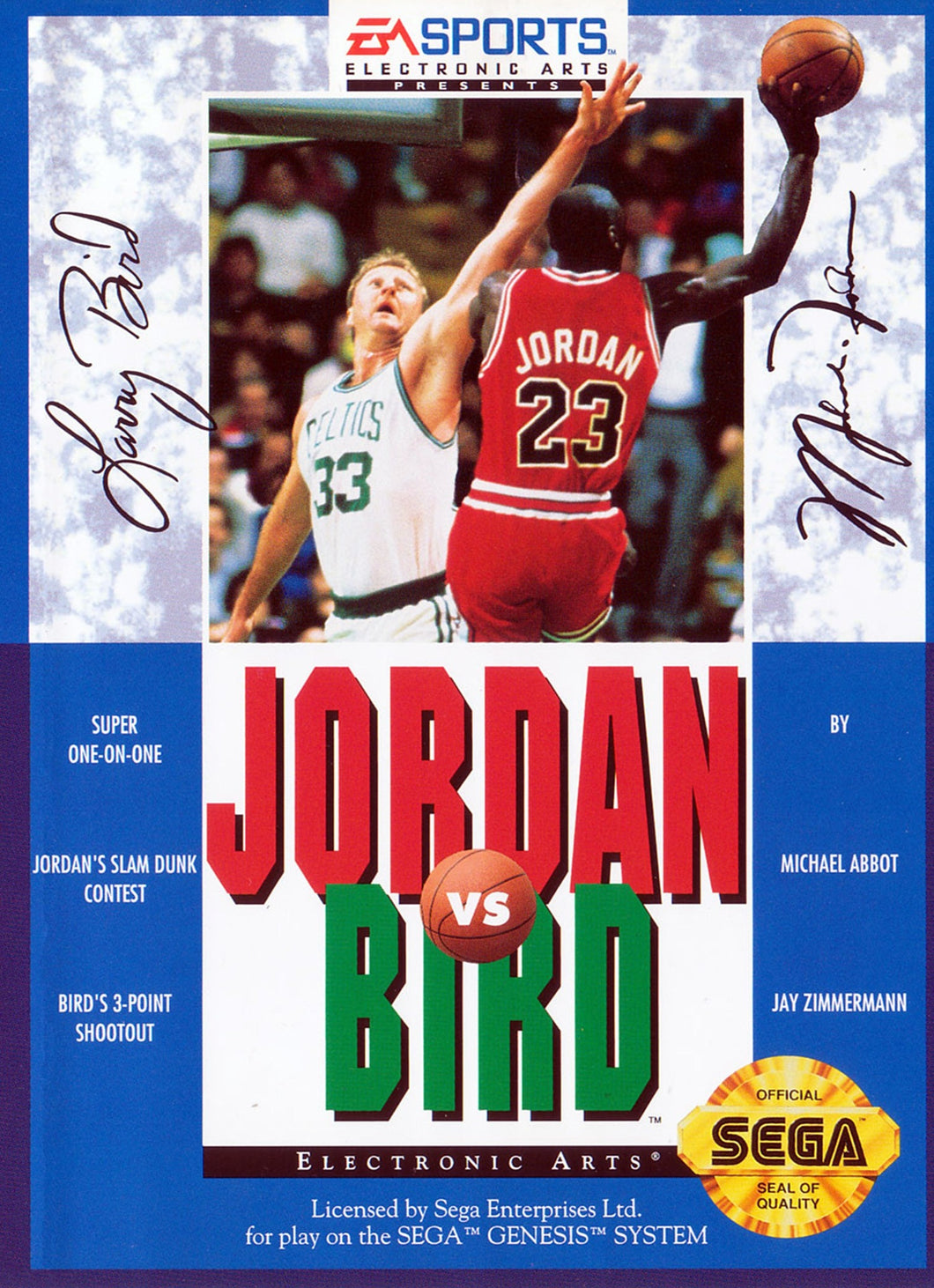 Jordan Vs Bird: One-On-One Sega Genesis
