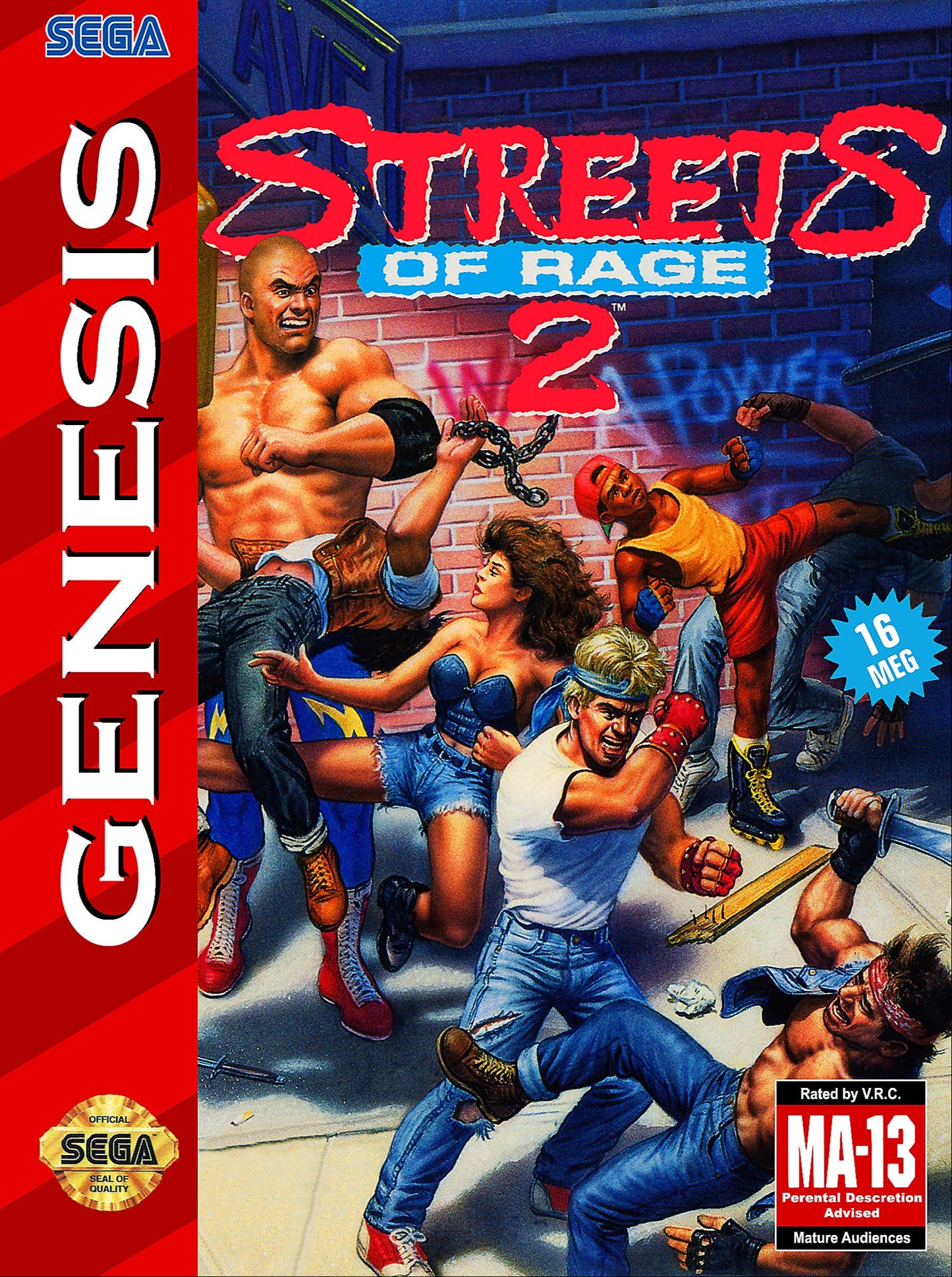 Streets of Rage 2 Sega Genesis