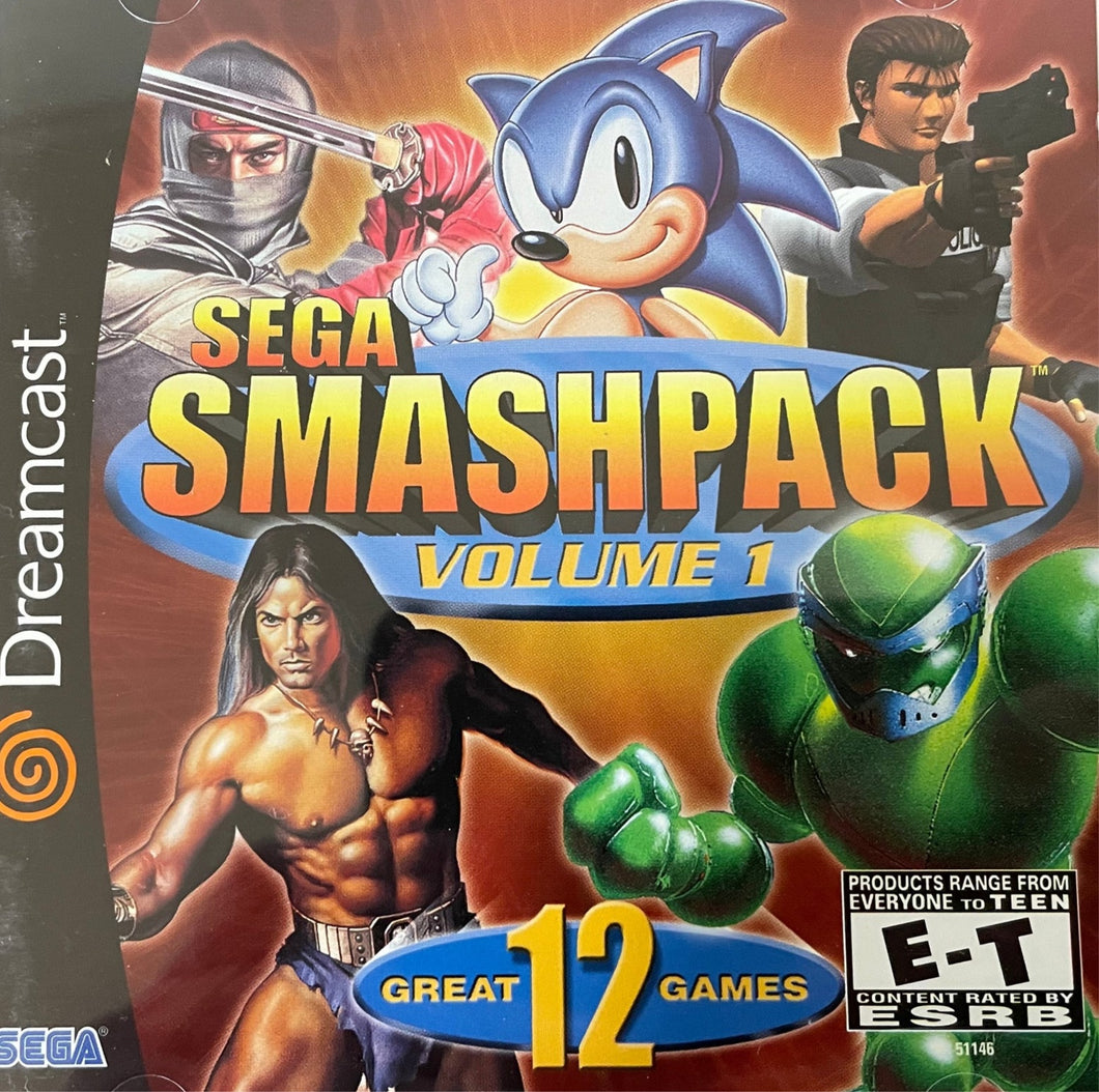 SEGA Smash Pack Volume 1 Sega Dreamcast