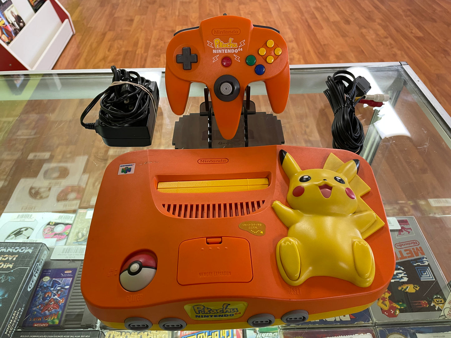 Pikachu Yellow Console JP Nintendo 64 Modded