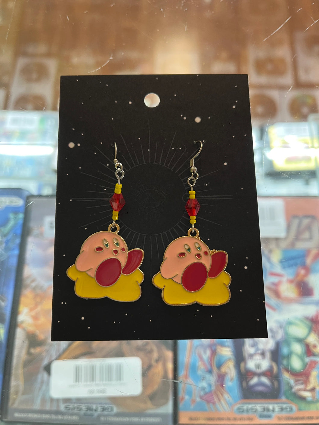 Kirby Star Earrings