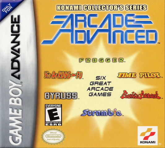 Konami Collector's Series Arcade Advanced GameBoy Advance