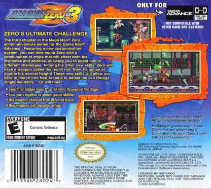 Mega Man Zero 3 GameBoy Advance