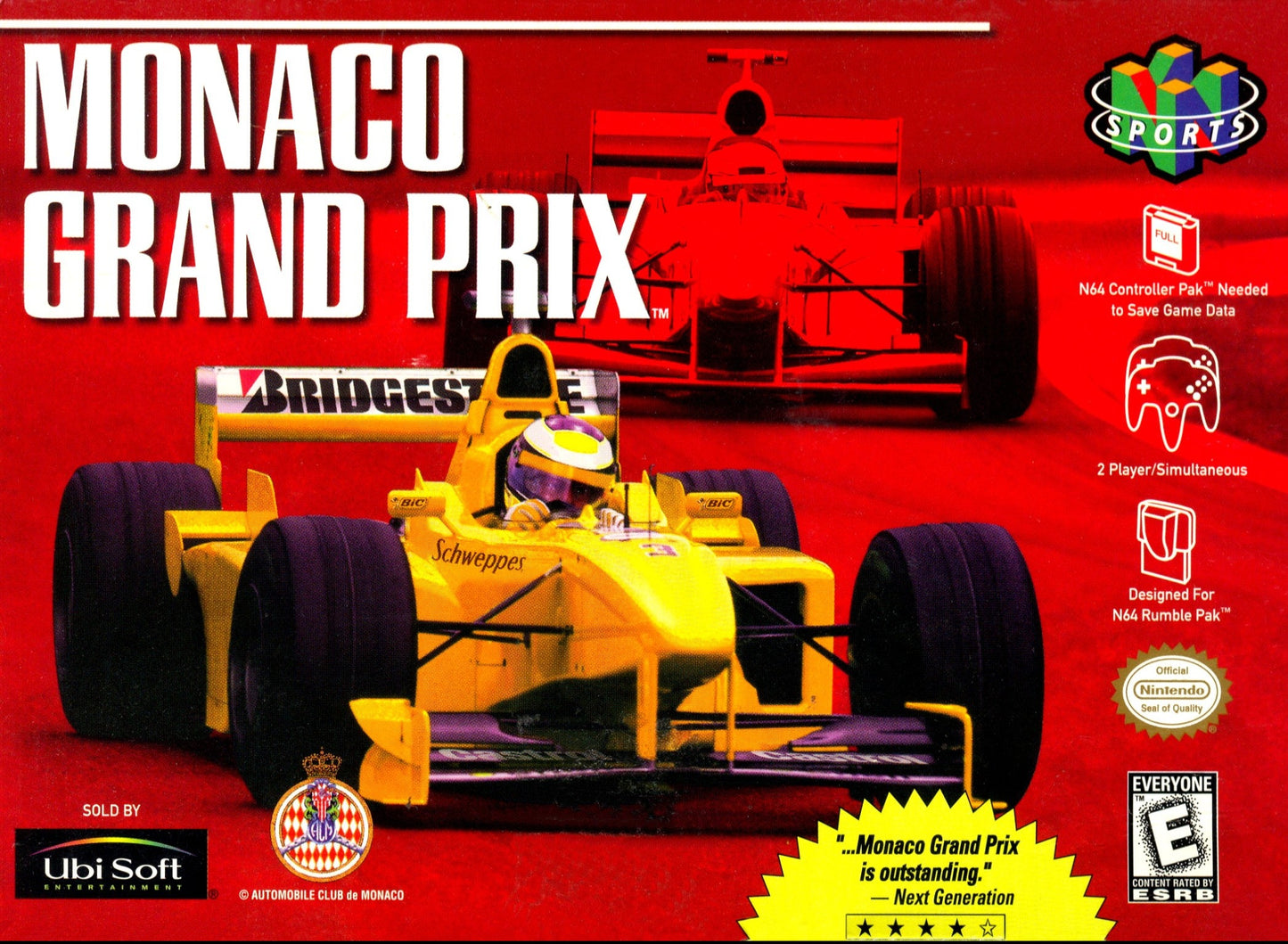 Monaco Grand Prix Nintendo 64