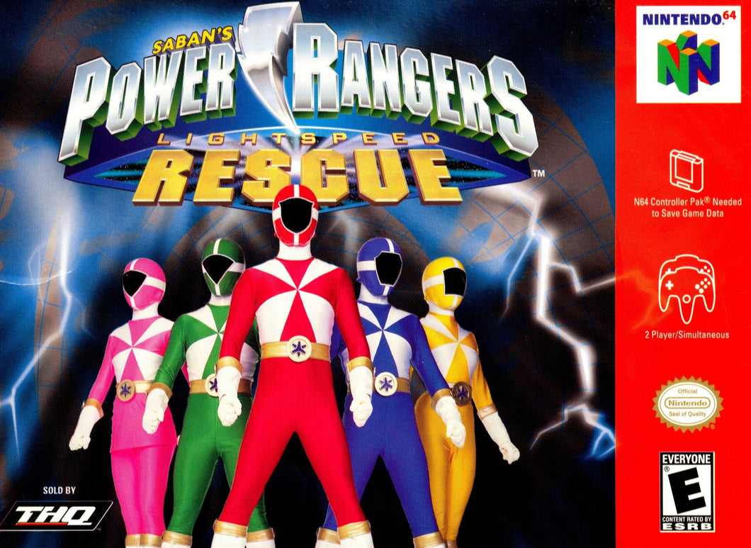 Power Rangers Lightspeed Rescue Nintendo 64