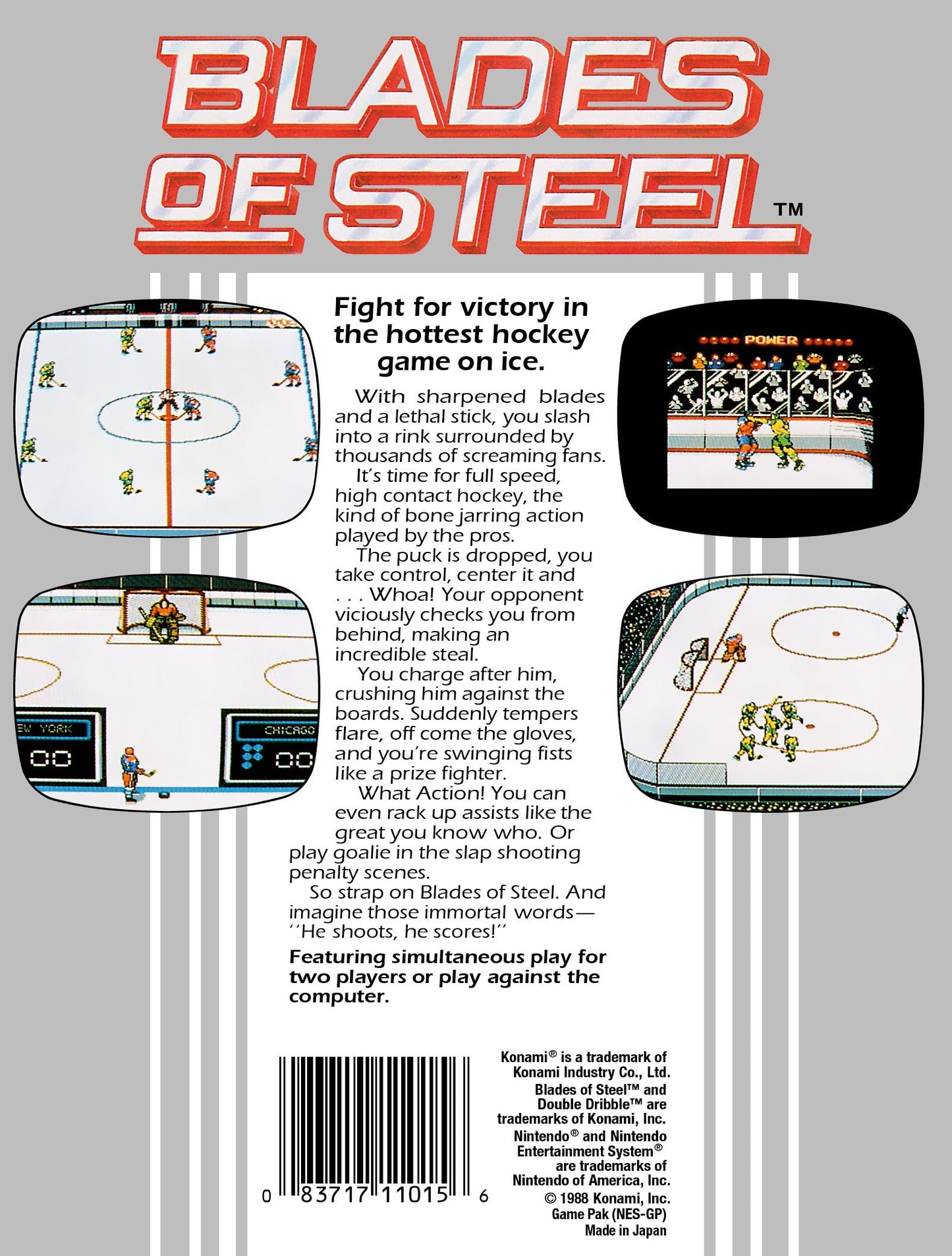 Blades Of Steel NES