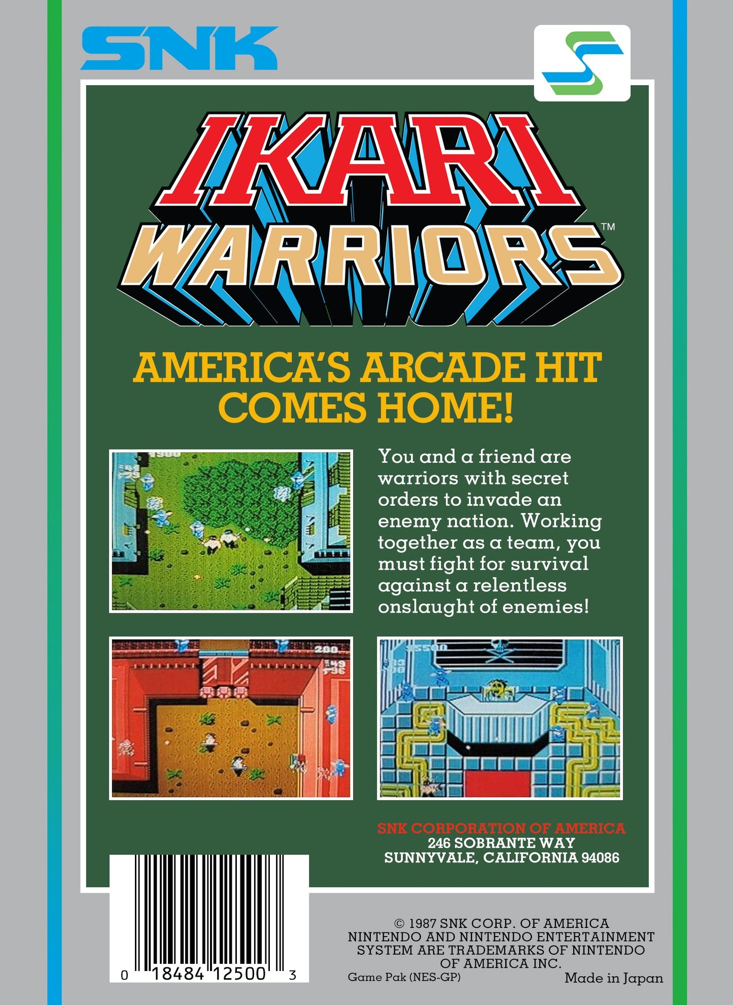 Ikari Warriors NES