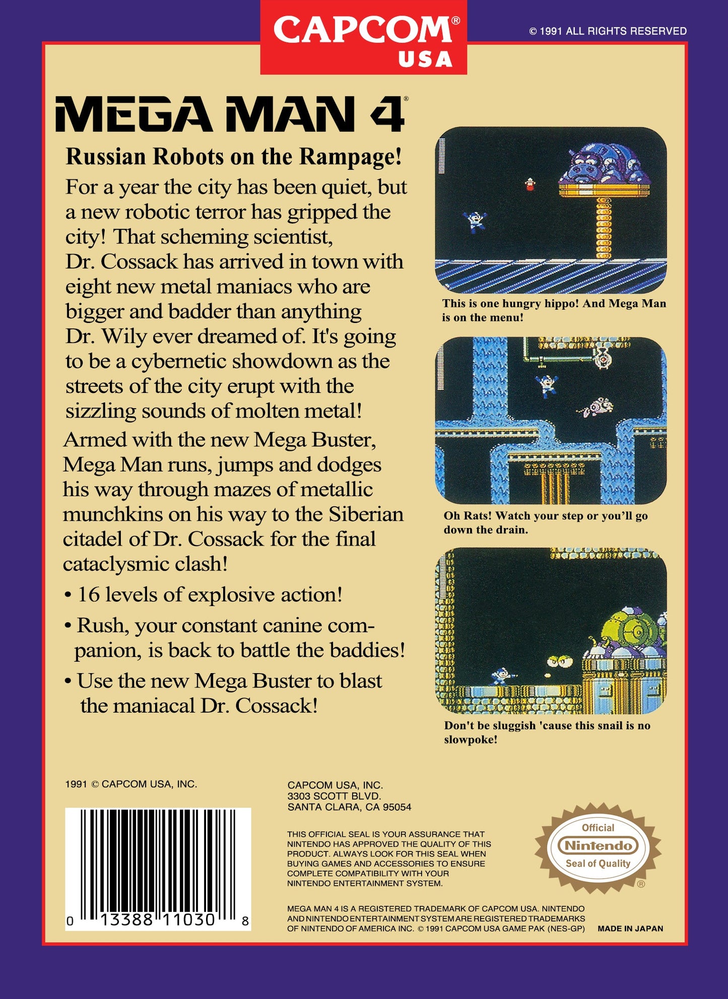 Mega Man 4 NES