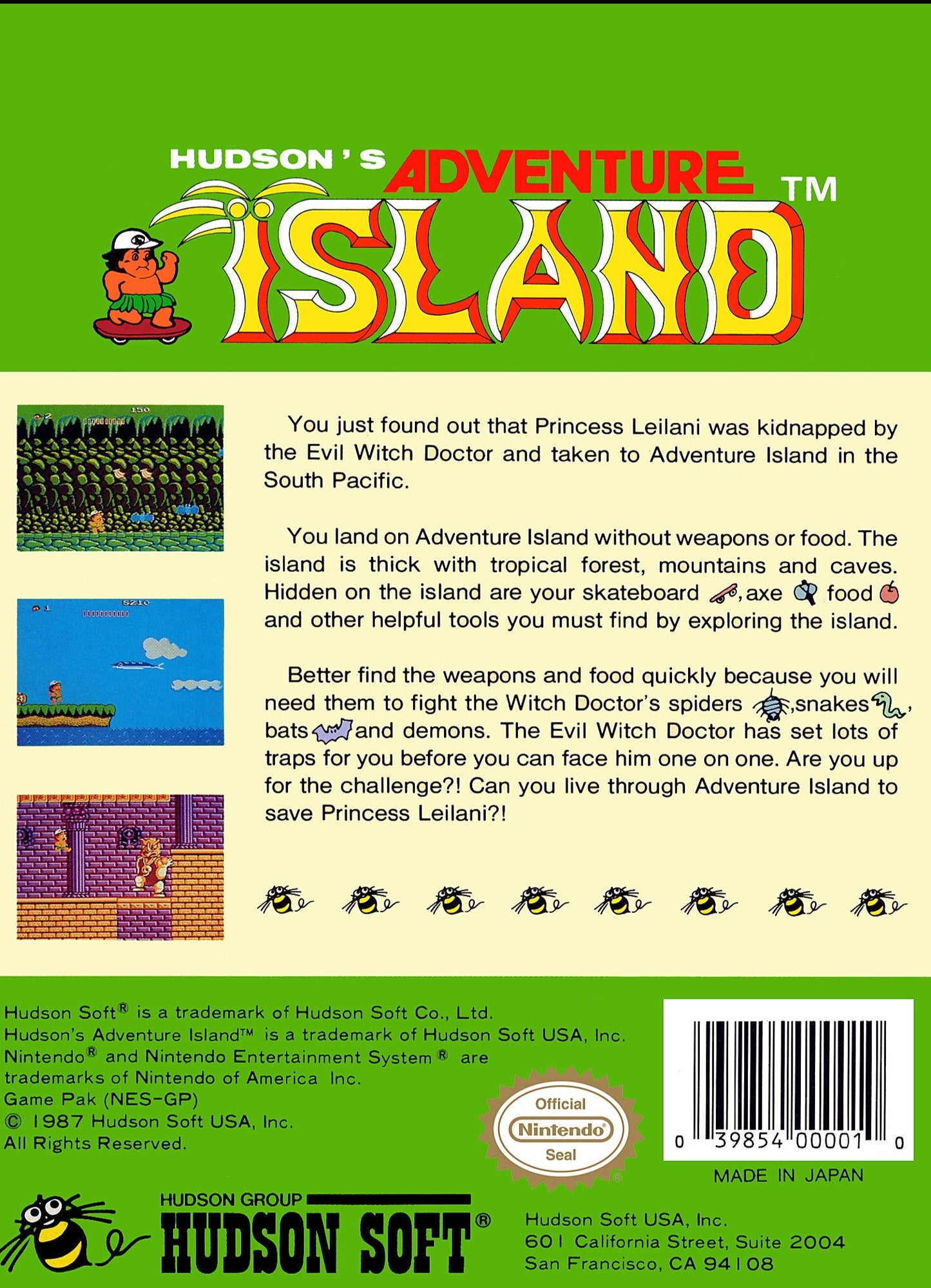 Adventure Island NES