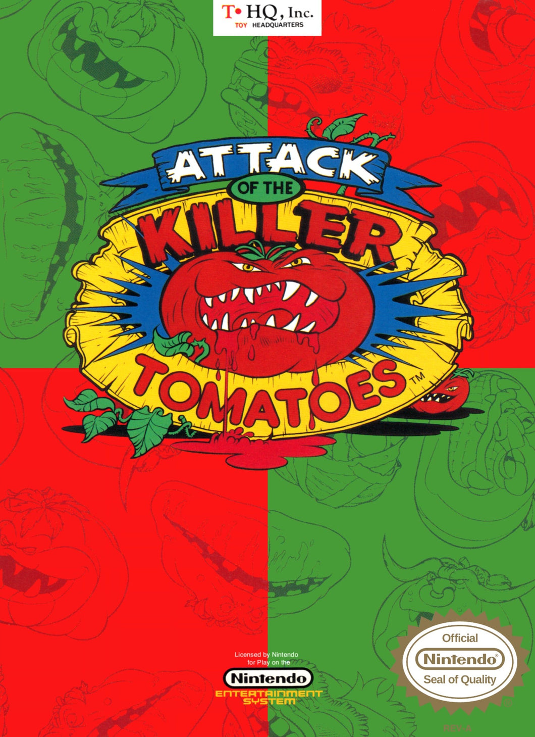 Attack Of The Killer Tomatoes NES