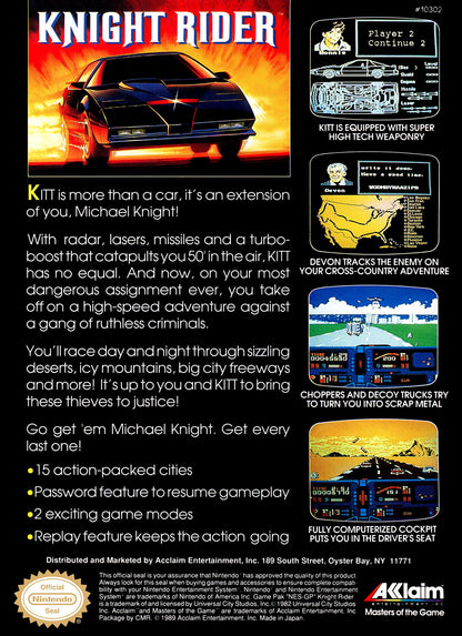 Knight Rider NES