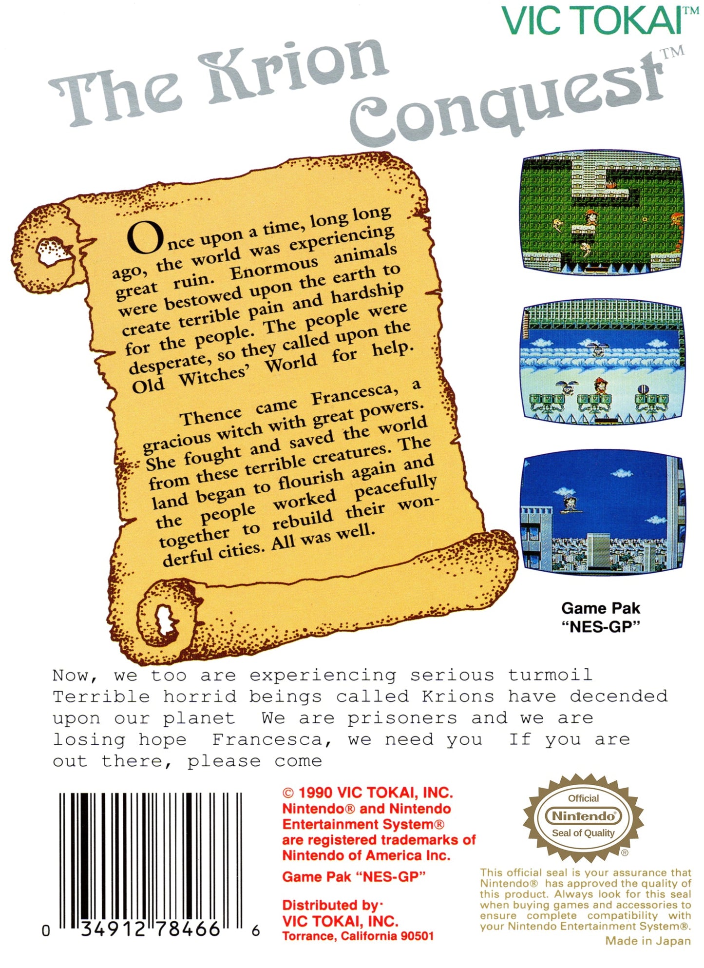 Krion Conquest NES