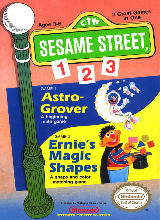 Sesame Street 123 NES