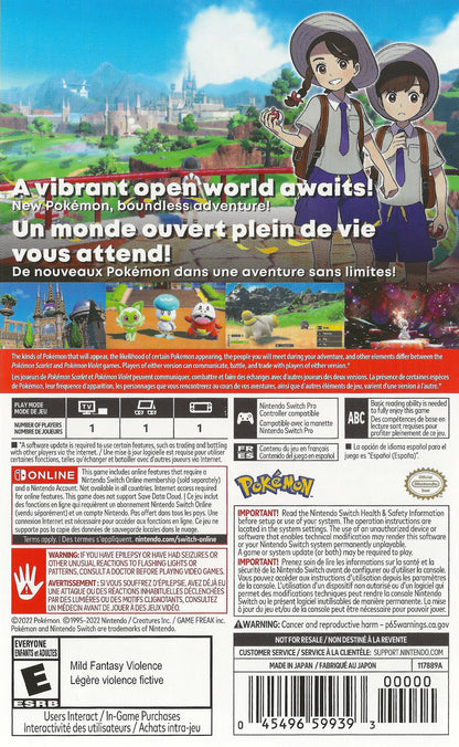 Pokemon Violet Nintendo Switch