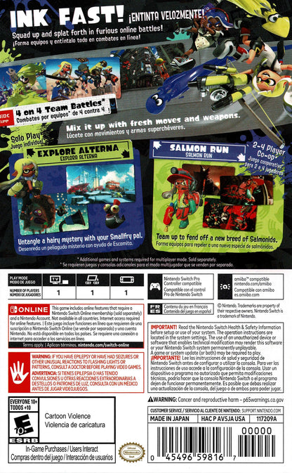 Splatoon 3 Nintendo Switch