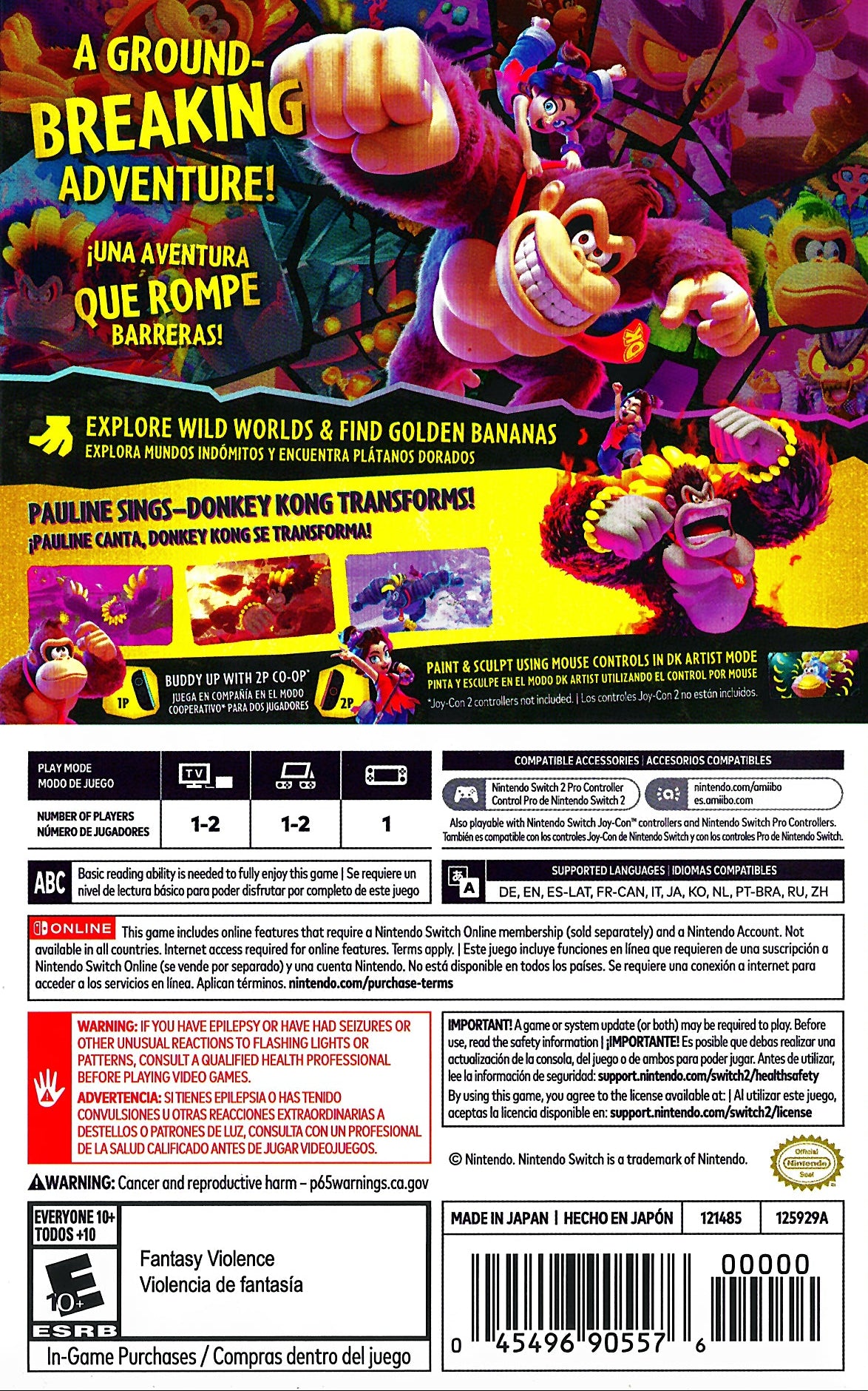 Donkey Kong Bananza Nintendo Switch 2