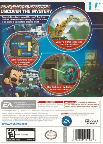 MySims Agents Wii