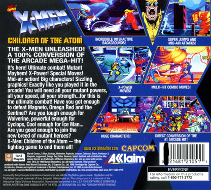X-Men Children of the Atom Playstation
