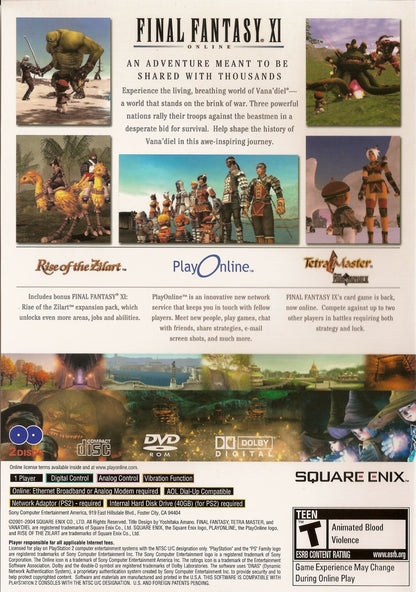Final Fantasy XI Playstation 2