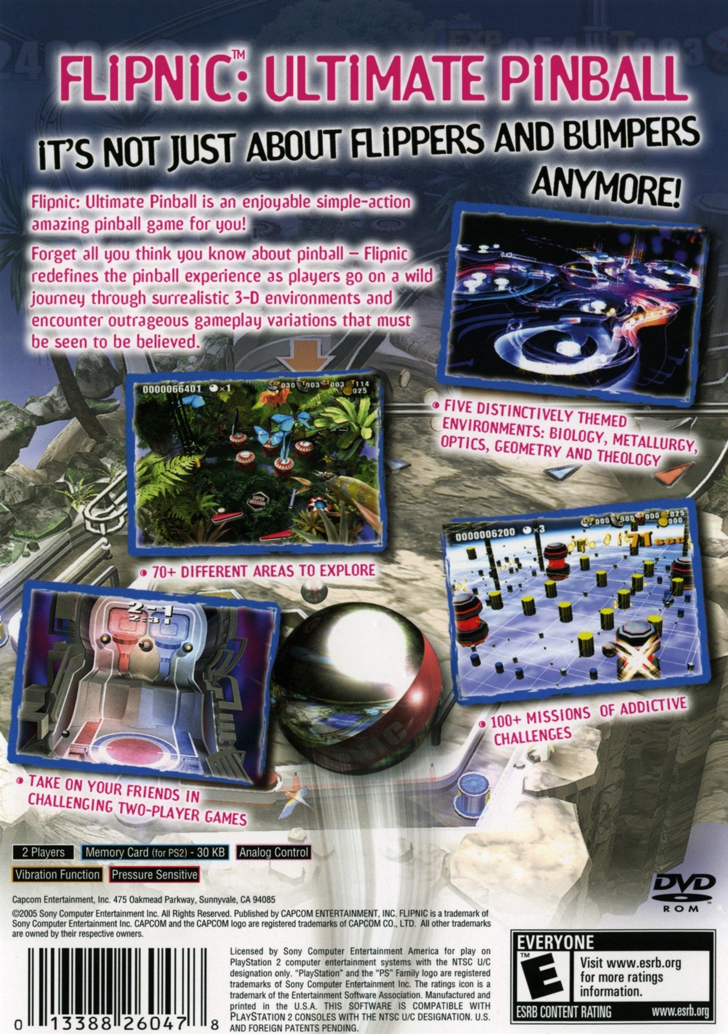Flipnic Ultimate Pinball Playstation 2