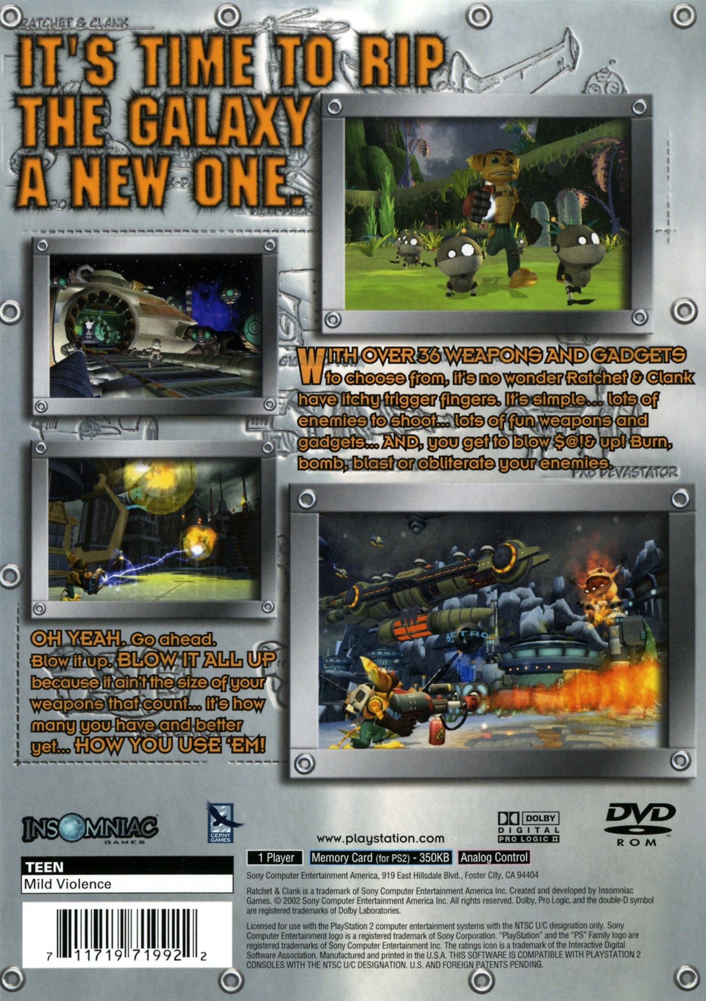 Ratchet & Clank Playstation 2