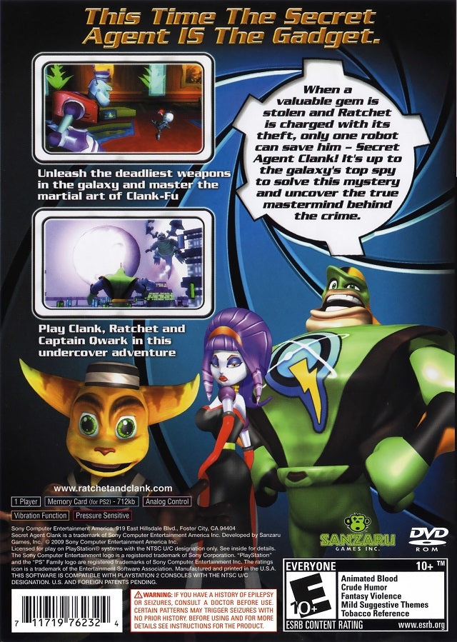Secret Agent Clank Playstation 2