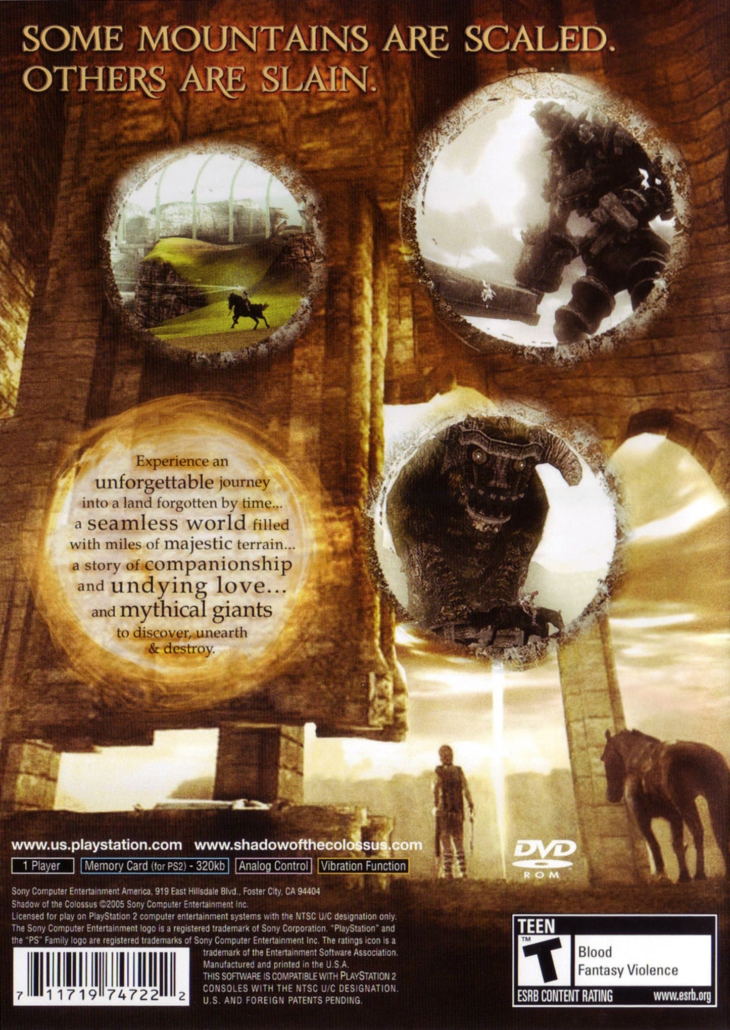 Shadow Of The Colossus Playstation 2