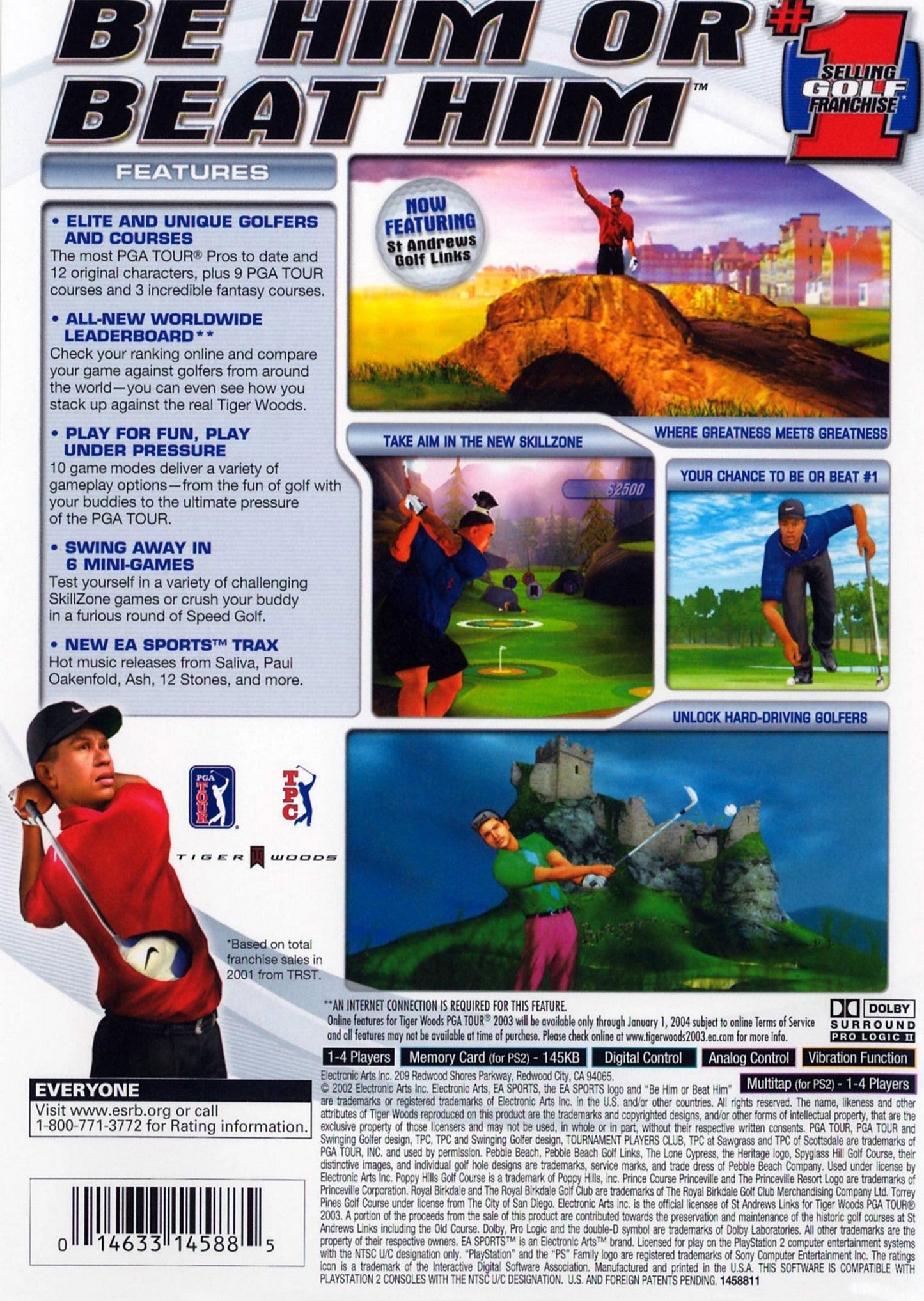 Tiger Woods 2003 Playstation 2