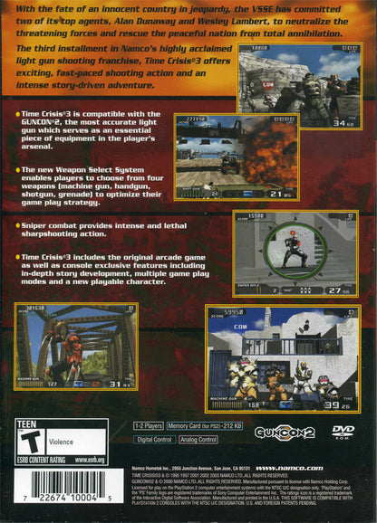 Time Crisis 3 Playstation 2