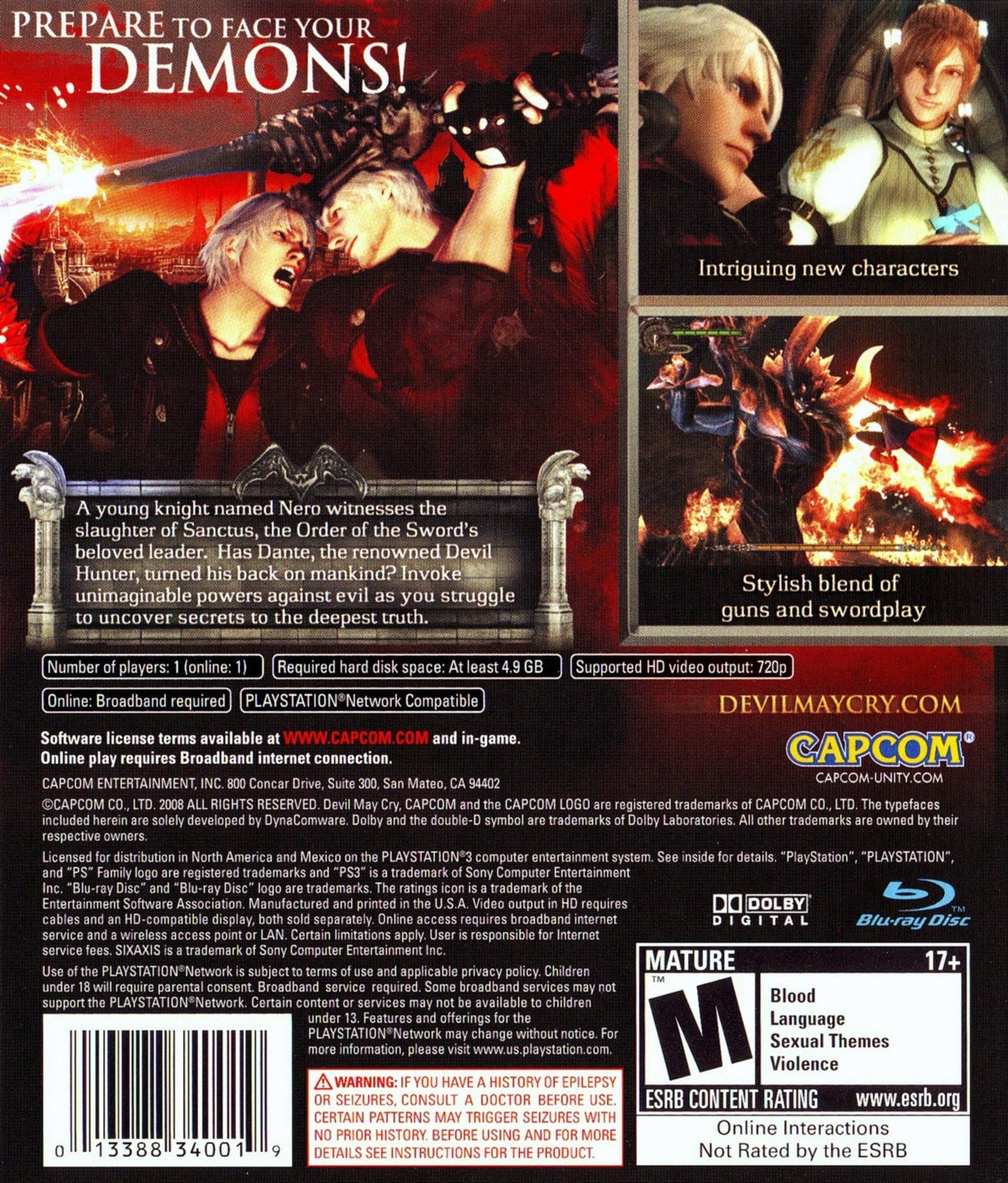 Devil May Cry 4 Playstation 3