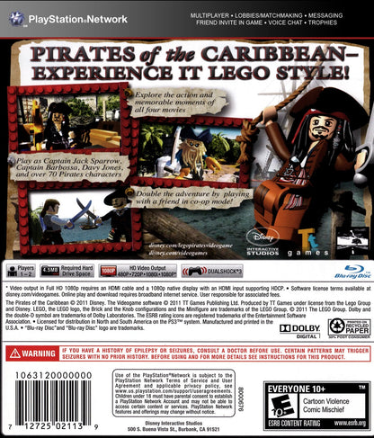 LEGO Pirates Of The Caribbean: The Video Game Playstation 3