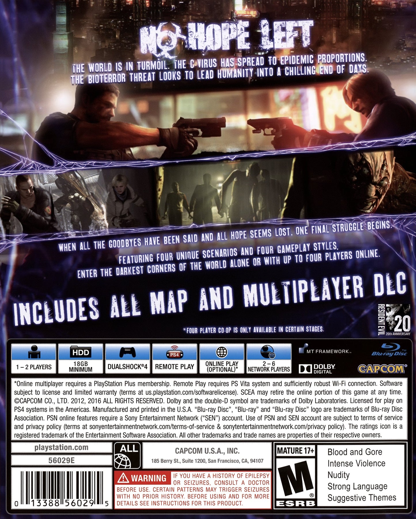 Resident Evil 6 Playstation 4